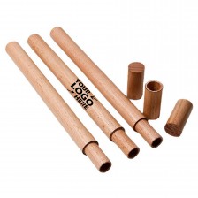 Wood Straw Carrying Case